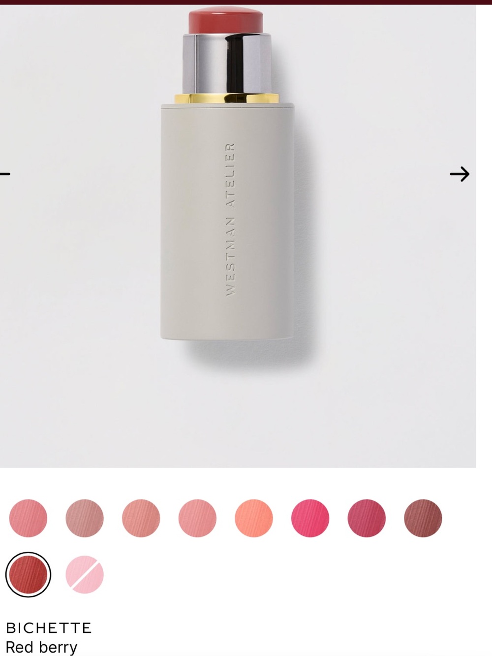 Westman Atelier Cream Blush Stick — Coral Rose